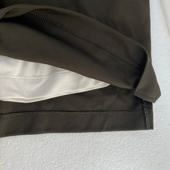 Nike Golf Polo Shirt 2-Pc Set Mens Medium Brown Yellow Stripe Swoosh Dri Fit - Picture 5 of 9